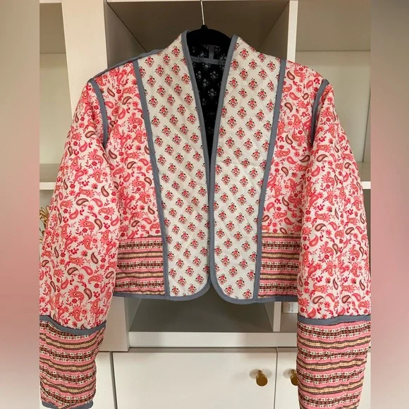 Reversible Floral Quilted Jacket - Picture 7 of 7